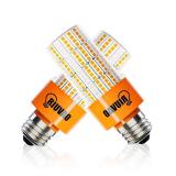 RIUVAO 40W LED Corn Light Bulb, 320W Equivalent 5000LM, 3000K Warm White, Waterproof & 90% Energy Saving, E26/e27 Base Corn Cob Light for Home, Garage, Fan (2-Pack)