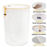 psler 5 Gallon Filter Bag with Filter Screen - Reusable Filter Bag with Opening on Top for Hydroponics Gardening 45 Micron