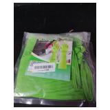 Disfore Rubber-Gloves Dishwashing Gloves for Cleaning-Kitchen - 2 Pairs of Durable and Reusable Kitchen Gloveï¼Long Sleeve Waterproof Household Cleaning Gloves for Washing Dishes (Medium Green)