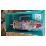 Hearts Crystal Tumbler 40oz