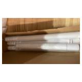 Supforce Closet Rods for Hanging Clothes, 17 to 69 Inches Stepless Adjustable Metal Closet Rod, 1.3 Inches Heavy Duty Clothes Hanging Rod for Closet Wardrobes Laundry RV, White