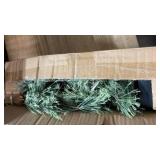 SHareconn 2 Pcs 6FT Prelit Smokey Christmas Garland with Battery Operated Timer, Multi-Color Lights, Lighted Cedar Pine Garland with Cones for Mantle Stairs Fireplace Indoor Outdoor Decoration, 6 FT