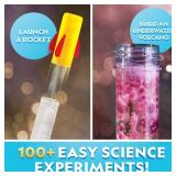National Geographic Stunning Chemistry Set - Mega Science Kit with 45 Easy Experiments- Make a Volcano and Launch a Rocket, STEM Projects for Kids Ages 8-12, Science Toys (Amazon Exclusive)