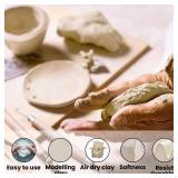 Old Potters Premium Air Dry Clay, White, 10 lbs, All Natural Modeling Clay. Ideal for Beginners and Advanced Sculptors.