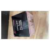 MOSIKER Makeup Brush Holder,Acrylic Clear Round Remote Control Pen Pencil Hair Nail Brush Comb Organizer with 3 Slots