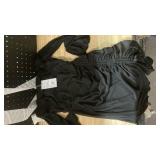 HomRain Long Sleeve Dress for Women Wedding Guest Fall Cocktail Dresses for Women 2025 Bodycon Club Homecoming Birthday Midi Dresses Evening Gown Black S