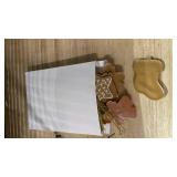 12pcs Christmas Gingerbread Cookie Ornaments, Assorted Gingerbread Figurines Decorations with Gingerbreads House Snowflake Ornaments for Xmas Tree Winter Crafts Holiday Home Party Decor Indoor