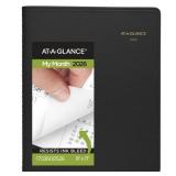 AT-A-GLANCE 2026 15-Month Monthly Planner Black Large 9 x 11 - Monthly Planners