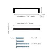 KNOKLOCK 10 Pack 5 Inch(128mm) Kitchen Cabinet Handles Oil Rubbed Bronze Cabinet Pulls Kitchen Cabinet Hardware Drawer Pulls for Cupboard Wardrobe