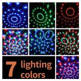 COIDEA Disco Ball Light, Sound Activated Party Strobe Light, DJ Rave Lights with Remote, LED Stage Lights for Karaoke Birthday Christmas Halloween Decorations Indoor