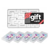 Gift Card Holder 6 Pack - Money Maze Puzzle Gift Card Box - Fun and Challenging for Kids and Adults