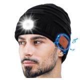 ZOOI Valentines Day Gifts for Him Men LED Bluetooth Beanie for Men, Mens Valentines Day Gifts, Mens Dad Gift Cool Gadgets