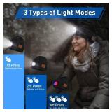 ZOOI Valentines Day Gifts for Him Men LED Bluetooth Beanie for Men, Mens Valentines Day Gifts, Mens Dad Gift Cool Gadgets