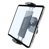 Lucrave Tablet Wall Mount, Aluminum iPad Wall Mount Holder, 360Â° Rotation Adjustable Wall Holder Compatible with iPad Pro, Mini, Galaxy Tab, Surface Pro, Kindle, All 4.7-13\" Tablets and Phones