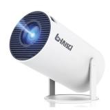 Mini Projector, 4K 1080P Support Portable Projector with Dual Band WIFI6 and Bluetooth 5.2 Android 13, Auto Keystone Correction, 180Â° Rotatable, 40\"-150\" Screen Video Projector