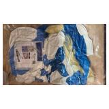 Blue and White Party Balloons Set