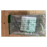 6x9 Plastic Storage Bag with Green Print