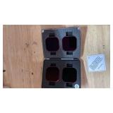 ND Filters Set for Gopro Hero 13 Camera 4 Pack ND8 ND16 ND32 CPL Quick Release Ultra Wide Angle Neutral Density Filter Accessories HD Optical Glass Aluminum Frame