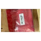 Artoid Mode Checkered Designed Cotton Red Terry Kitchen Dish Cloths, 12x12 Inch Soft Absorbent Quick Drying Cleaning Kitchen Rags Set of 6