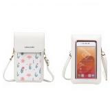 Touch Screen Phone Crossbody Bags for Women Mobile Phone Bag Small Crossbody Phones Purse Shoulder Handbag Adjustable Strap