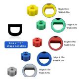 AMI PARTS Electric Range Burner Knob Kit KN002 RKE Electric Range Oven Knob Handle Kit Compatible with Whirlpool Gas Stove Replace TJKN002&RK103.