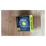 Gabujau Rechargeable Magnetic Work Light, 500 Lumens Floodlight 1200 mAh LED Portable Lamp, 2.9 Oz Mini Supersmall for Emergency Nighttime Auto Repair, Birthday Gifts for Husband and Father, Grey