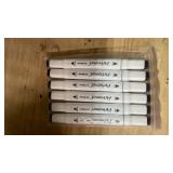 Arhomet 6pcs Black Alcohol Markers Set, Dual Tips Art Markers Drawing Sketched Double Tipped for Beginner Adults Artists (Black)