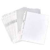 Amazon Basics Sheet Protectors for 3 Ring Binder, Heavyweight, Polypropylene, 8.5 x 11 Inch, 100-Pack, Clear