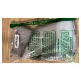 DWCN Valance Curtains for Living Room, Rod Pocket Bathroom/Basement Curtain Valance Shot Topper, 1 Panel, 42 X 12 Inch, Silver Grey