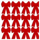 Heartome 12 PCS Christmas Bows for Tree, 9 x12 in Large PVC Bows for Christmas Decorations Indoor, Red Plastic Xmas Bows, Outdoor Xmas Home Wreath Fence Stairs Railing Fireplace Front Door Supplies