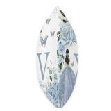 Baby Blue Floral Roses Princess QuinceaÃ±era Mis XV AÃ±os Throw Pillow