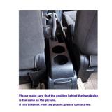 YJYWZH Armrest Box for Nissan Versa 2007-2011 Center Storage Box Hand Interior Centre Consoles with Cup Holder Arm Rest Double-Layer Accessories Black (4 USB Black with Black Thread)