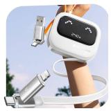 MAGIC JOHN 240W Multi USB C Cable, 4-in-1 Super-Fast Charging Cable (4FT), 7-Stop Retractable, USB A/C to C/L, Gifts, for iPhone Series, iPad, Samsung, Pixel and MoreãNon-Electronic Screenã,