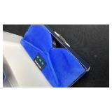 Sleep Mask Bluetooth 5.4 Headphones Soft Wireless Headband Eye Mask Blackout with Microphone (Blue)