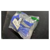 FUAMEY Dog Coat for Medium Dogs,Waterproof Dog Winter Jacket with Harness Built in Puppy Cold Weather Coats Reflective Pet Vest with Zipper Warm Fleece Dogs Snowsuit Windproof Blue M