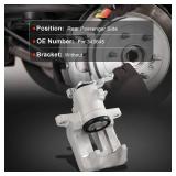 cciyu Rear Right Brake Caliper Assembly 343645 2010-2013 For Audi For A3,2013-2019 For Volkswagen For Beetle,2011 For Volkswagen For Golf,2012-2018 For Volkswagen For Jetta