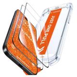 TORRAS for iPhone 17 Pro Max Screen Protector [12Ft Military-Grade Shatterproof] [9H+ Aerospace Tempered Glass] Anti-Scratch Full Coverage Fit Screen Protector 17 ProMax 6.9\" 2-Pack