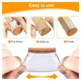 Ansible 24 pcs Chair Leg Floor Protectors, Silicone Felt Furniture Leg Pads Caps Covers for Hardwood Floors (Fit Round Diameter 1-5/16\" to 2\")