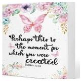 Esther 4:14 Inspirational Quote wood decoration
