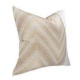 Metallic Geometric Decorative Throw Pillows Set of 2