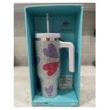 Hearts Studded Cup Tumbler 40oz