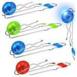 Retro magnetic gyro wheels