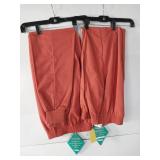 APPEARS NEW - Landau Jet Soft 2000 Scrub Pants - Rust Color (Size XS) 2 Pack