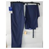 APPEARS NEW - Landau Unisex Reversible Drawstring Scrub Pant  Style 7602 (Size Medium/Petite) 2 Pack