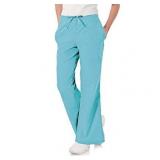 APPEARS NEW - Landau Women s 1 Flare Leg Scrub Pant & 1 Natural - 8335, (Size 2XL) 2 Pack