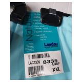 APPEARS NEW - Landau Women s 1 Flare Leg Scrub Pant & 1 Natural - 8335, (Size 2XL) 2 Pack