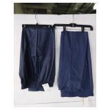 APPEARS NEW - Scrub Zone Navy Blue Medical Cargo Scrub Pants (Size Small)