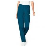 APPEARS NEW - ScrubZone by Landau Women s Elastic Waist Cargo Scrub Pants  Style 83221 (Size XS) 2 Pack