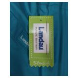 APPEARS NEW - Landau Women s 1 Natural Flare Leg Scrub Pant and 1 Stretch (Size 2XL) 2 pack