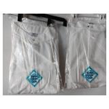 FACTORY SEALED - White Medical Lab Coat RPA by Fashion Seal (Size XL) 2 Pack
